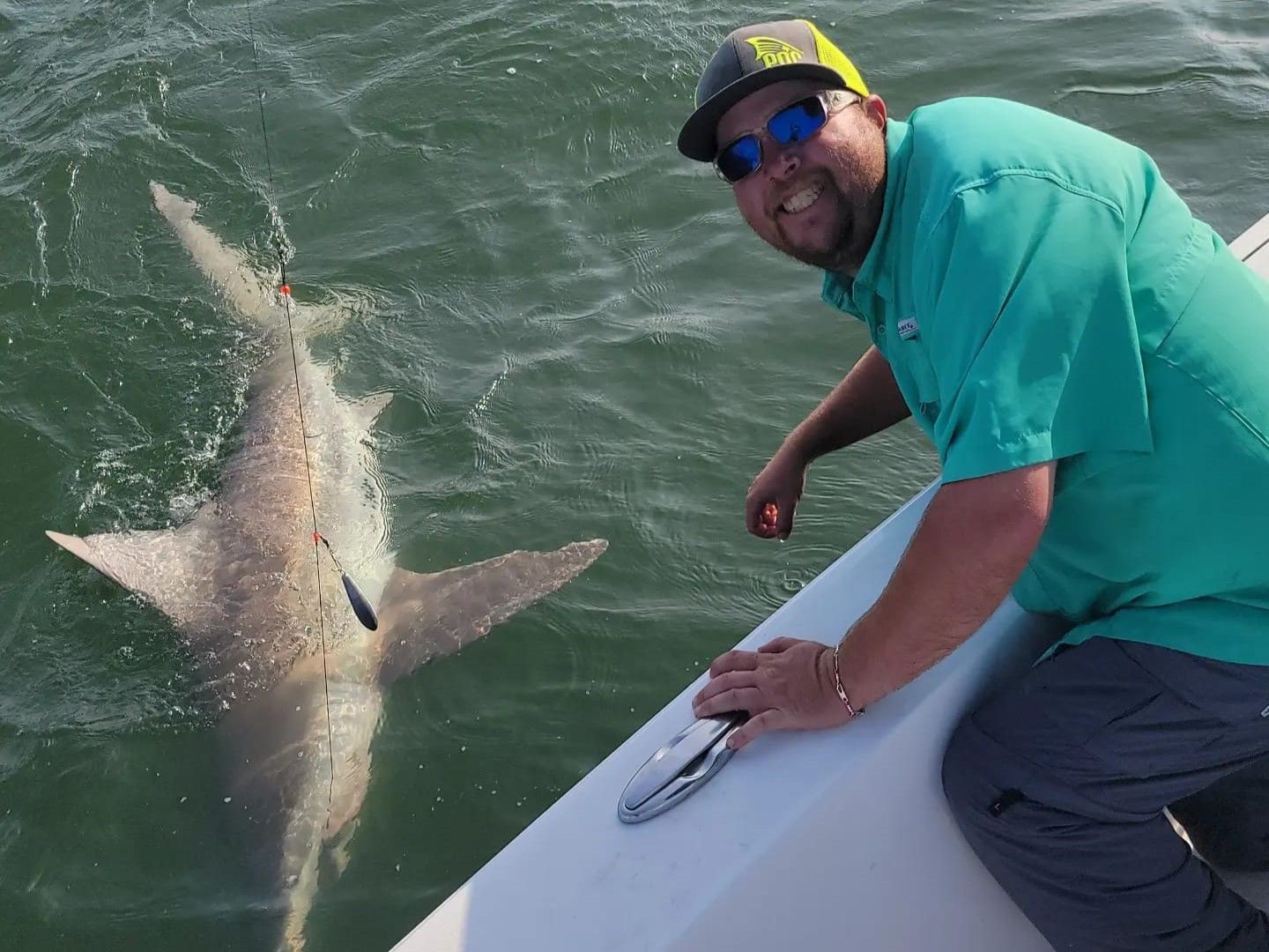 Expert Shark Fishing in Port O'Connor, Texas