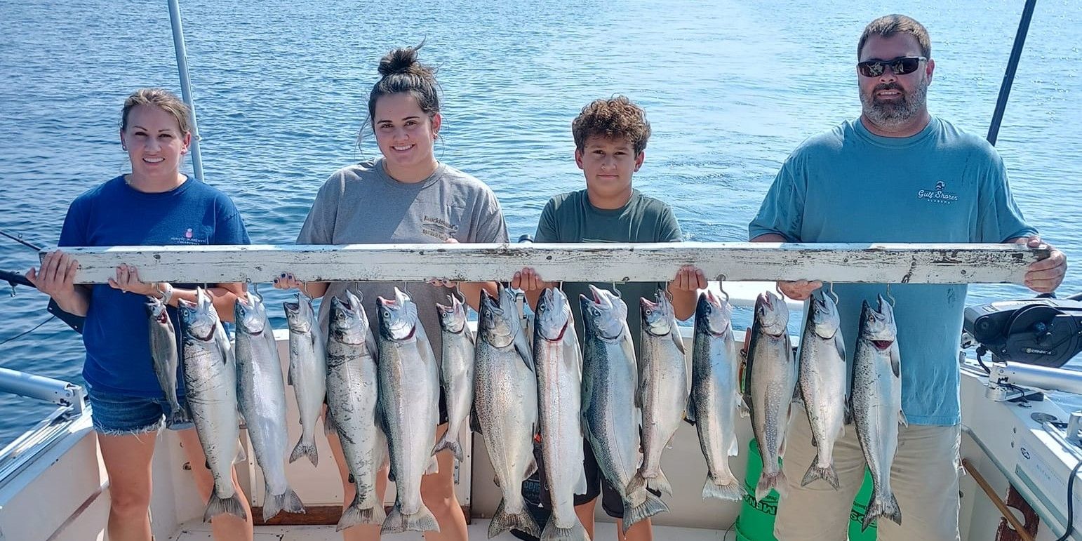 Kenosha's Premier 6-Hour Salmon Fishing Charter