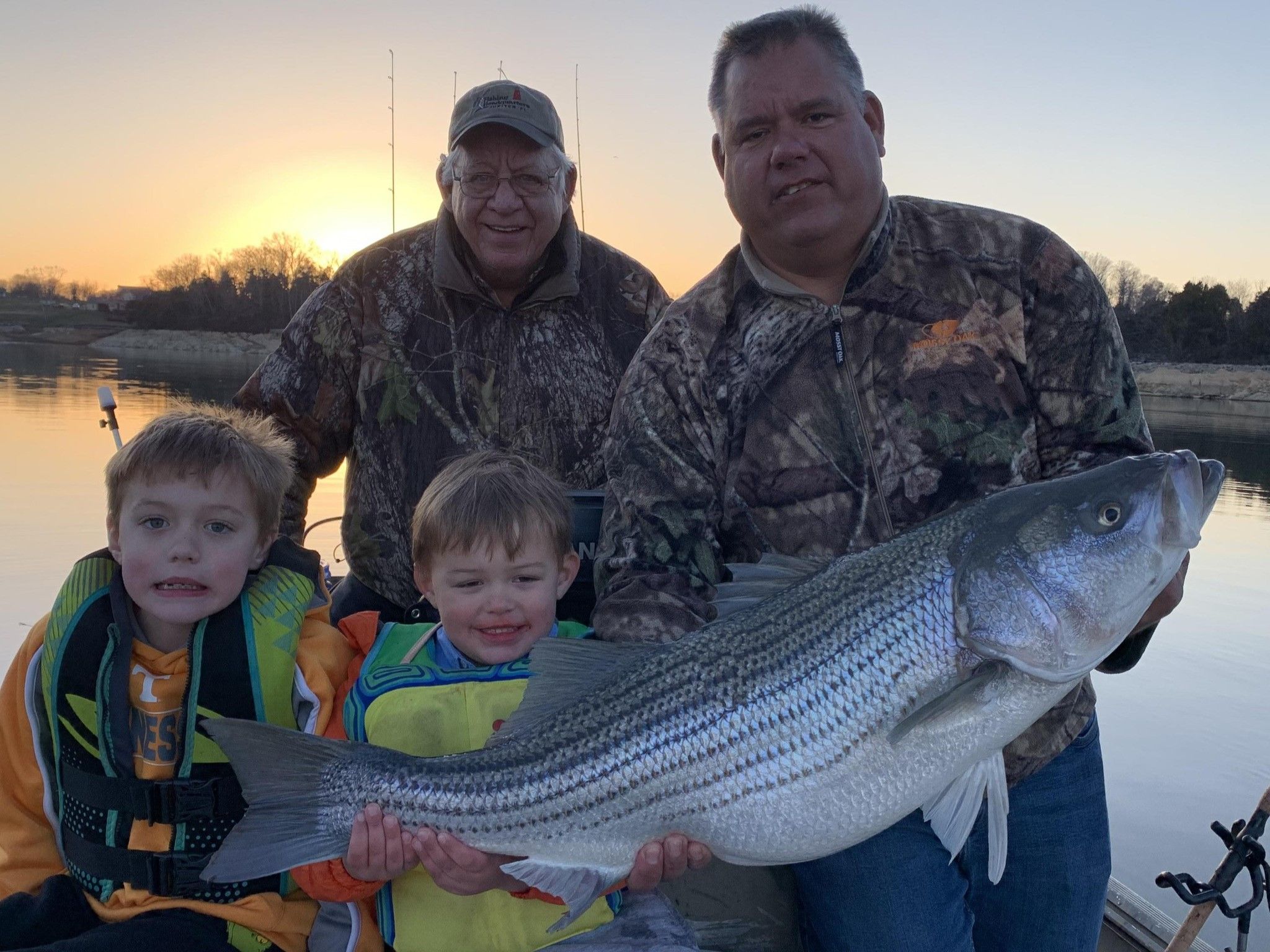 Family Bass & Trout Fishing on Watauga Lake