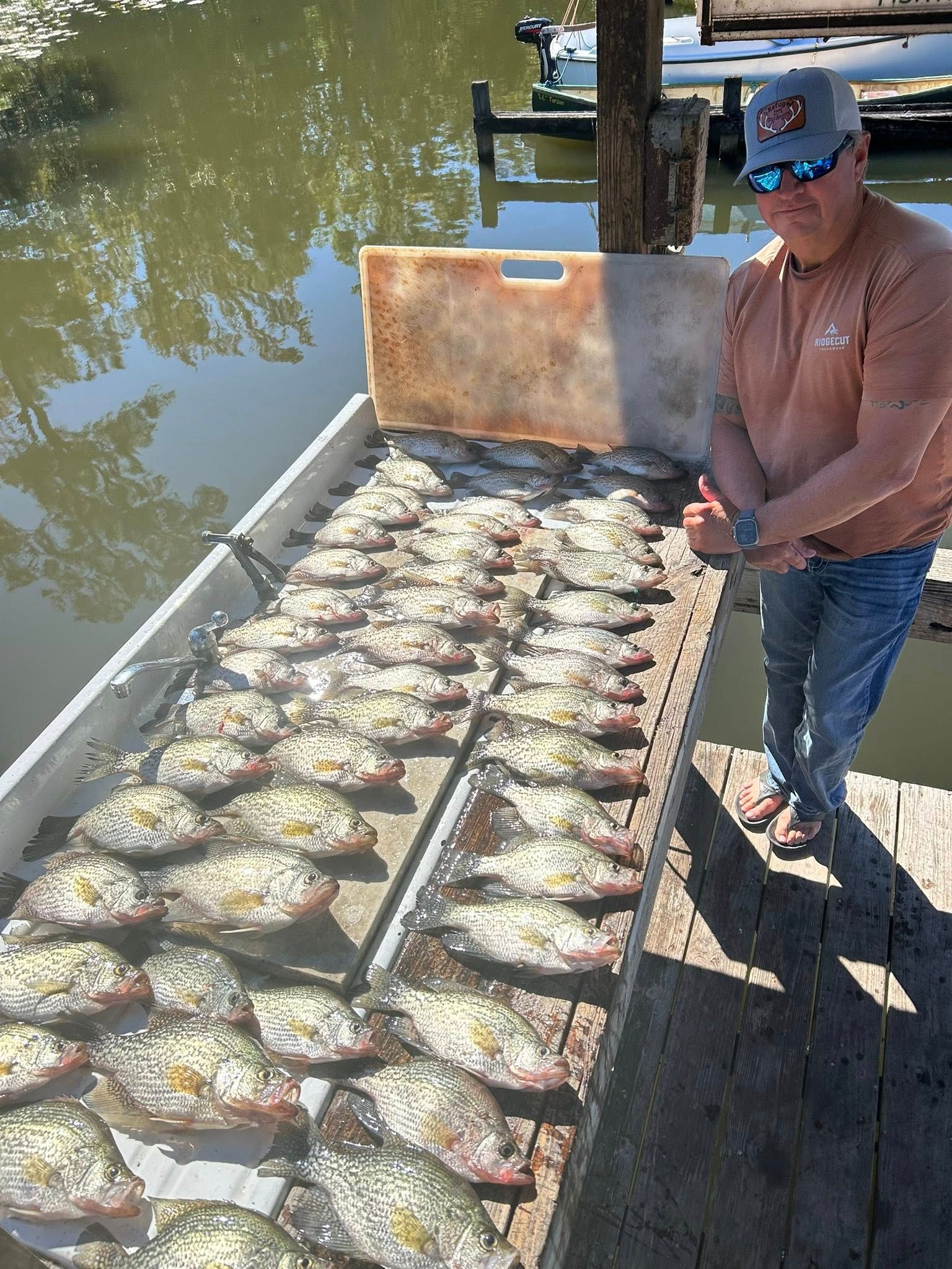 Sunset Crappie Trip on Grenada Lake with Jamison