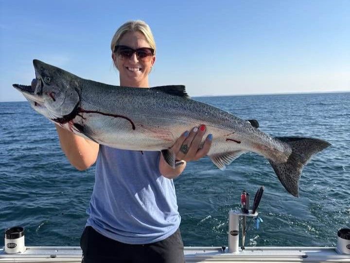 World-Class Lake Michigan Salmon Fishing Adventure