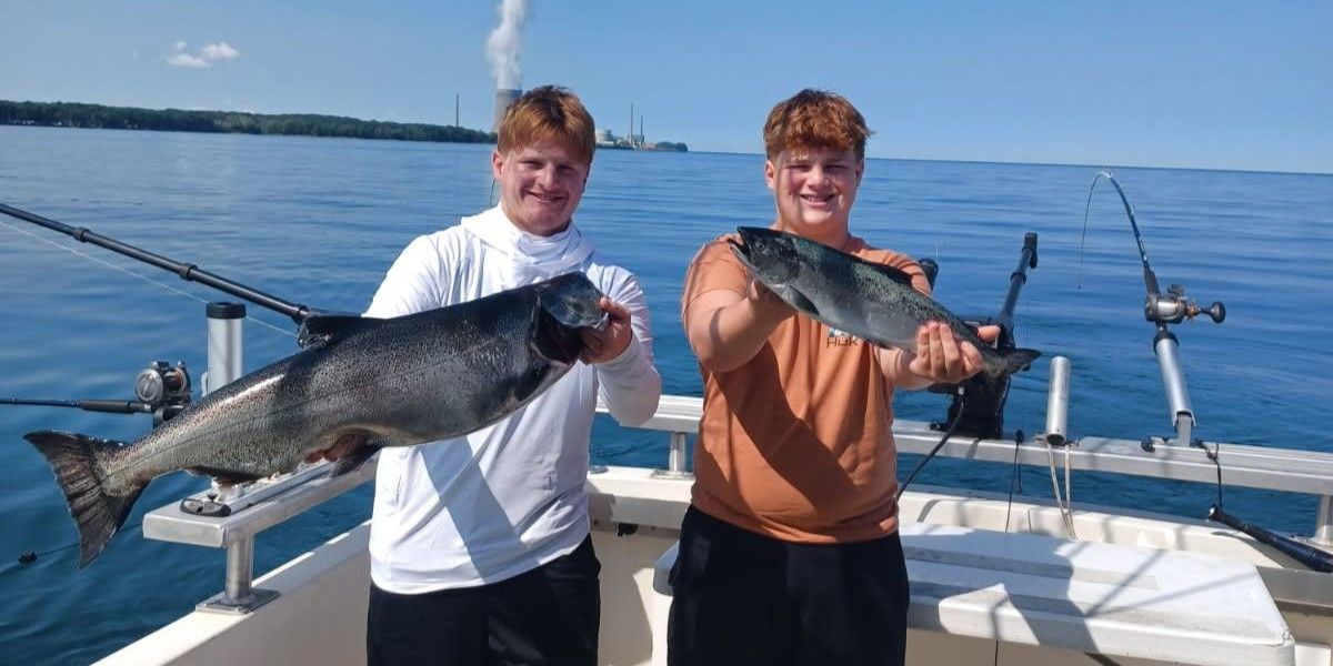 Family Salmon Fishing on Lake Ontario | J & J