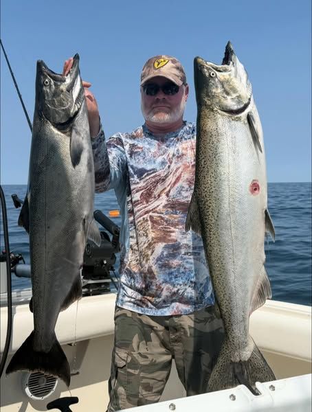 Scenic Lake Ontario Salmon & Trout Fishing Charter