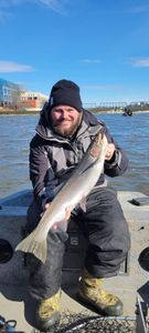 Fishing in Michigan with a great catch