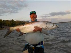 Photo of a huge Tarpon fish caught in FL