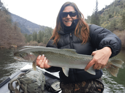 A lone angler fishing in California