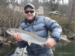Single angler fishing in Anderson