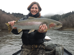 A rainbow trout measuring 30 inches caught in Anderson