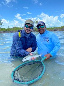 Two people fishing in New York