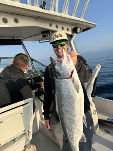 Coho Salmon caught while fishing in Frankfort
