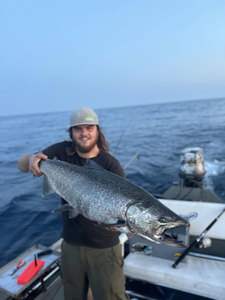 Angler with 25-inch fish caught in Michigan