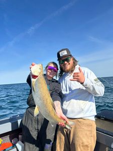 Two anglers fishing in Frankfort
