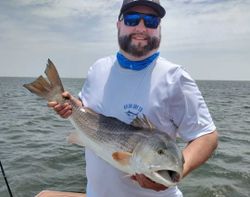 Reeling in Redfish dreams at Wanchese harbor