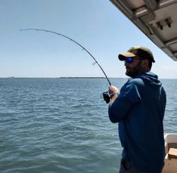 One person fishing in North Carolina