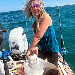 1 angler fishing in Wanchese