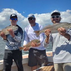 Redfish caught in NC on fishing tour