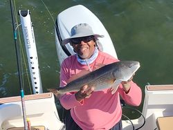 Redfish caught on a fishing tour in NC