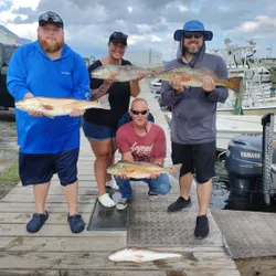 5 redfish, fishing in Wanchese