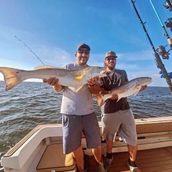 Two redfish caught in Wanchese during fishing tours