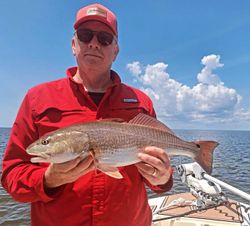 Redfish caught by angler in Wanchese