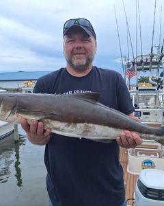 Angler with a 22-inch fish in NC