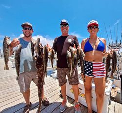 9 wahoo fish caught on fishing tours in NC