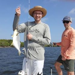 A person fishing in Florida