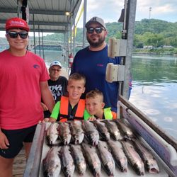 11 rainbow trout caught fishing in Branson