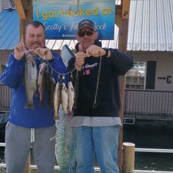 4 rainbow trout caught fishing in MO