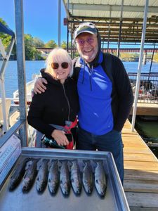 6 rainbow trout caught fishing in MO