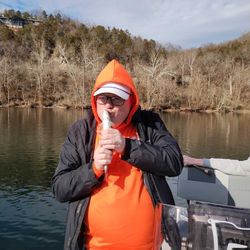 Dad was dared to kiss his Fish. 