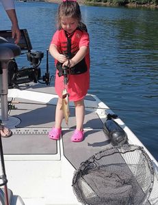 Angler with a 9-inch catch in Branson