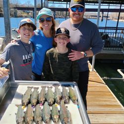 7 rainbow trout caught while fishing in Branson