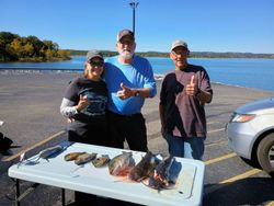 3 people fishing in Missouri