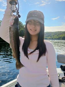 Rainbow trout caught while fishing in MO