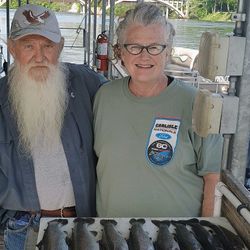 Group of 4 people fishing in MO