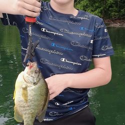 Bluegill fish caught while fishing in MO