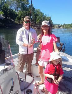 3 people fishing in Branson