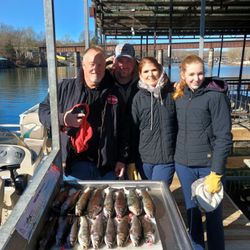 5 people fishing in Branson