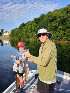 Two anglers fishing in Branson