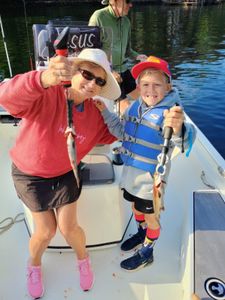 Three people fishing in Branson