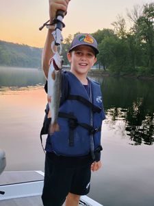 A person fishing in Branson