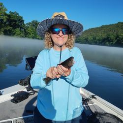 A person fishing in Branson