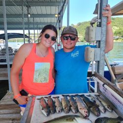 A group of 5 fish caught while fishing in Missouri