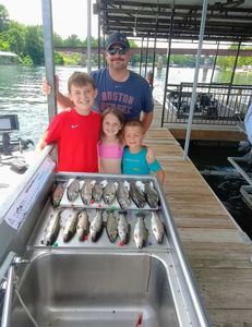 4 people fishing in Missouri