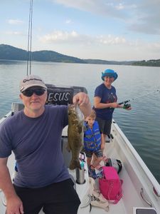 Largemouth bass caught while fishing in Missouri