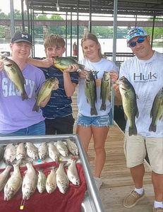 12 largemouth bass caught in MO