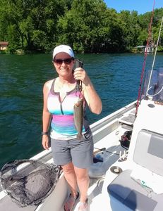 A lone angler fishing in Branson