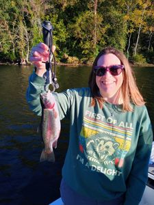 Rainbow trout caught while fishing in Branson