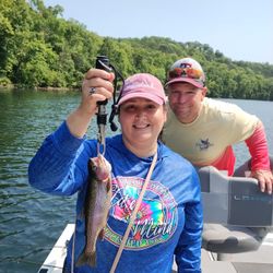 Rainbow trout caught in Branson, Missouri